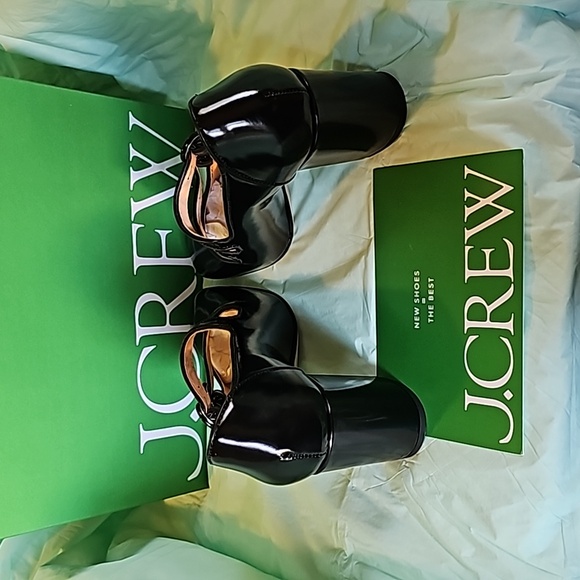 J. Crew spazzolato leather Mary Jane double strap Maisie pump - Picture 9 of 11